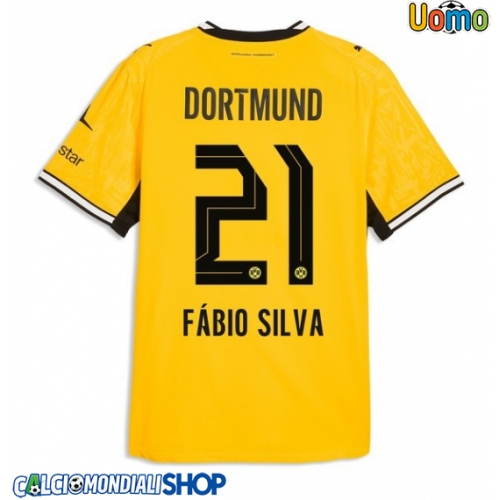 Maglie da calcio Borussia Dortmund Fabio Silva #21 Prima Maglia 2026-27 Manica Corta